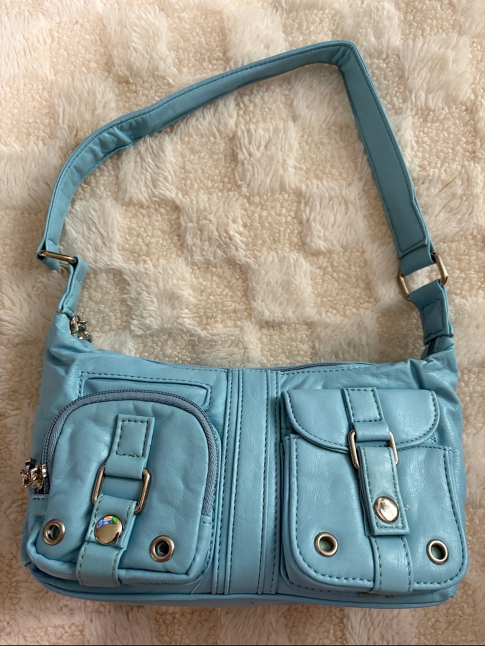 Light Blue Women’s Shoulder Bag